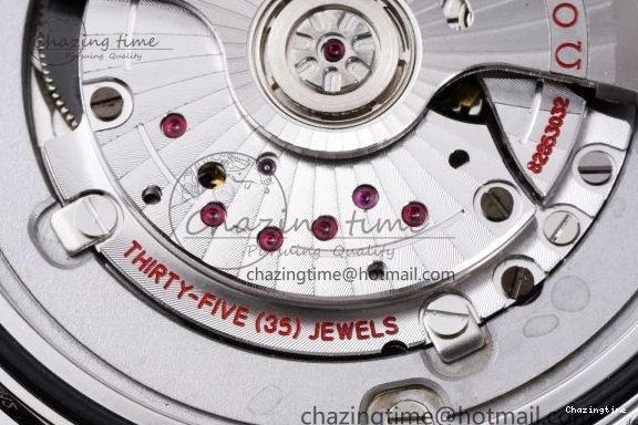 0328 Fashionable Seamaster Diver 300M ZF 1:1 Best Edition Blue Ceramic Blue Dial on Blue Rubber Strap A 7822